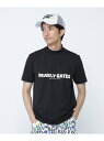 PEARLY GATES ベア疑似メッシュ半袖モックネックカットソー パーリーゲイツ トップス その他のトップス ブルー ホワイト ネイビー【送料無料】