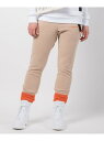 【SALE/50%OFF】+phenix +phenix/Fleece Pants シフォン パンツ その他のパンツ ベージュ ブラック【RBA_E】【送料無料】