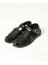 MK MICHEL KLEIN homme グルカサンダル ミッシェルクランオム シューズ・靴 サンダル ブラック【送料無料】