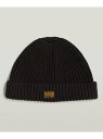G-Star RAW 【公式ショップ】ORIGINALS FISHERMAN BEANIE/ブランドロゴフィッシャーマンニット帽 ジースターロゥ 帽子 ニット帽...