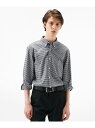 【SALE/40%OFF】TOMMY HILFIGER オックスフォードギンガムロングスリーブシャツ トミーヒルフィガー トップス シャツ・ブラウス ブラック ...