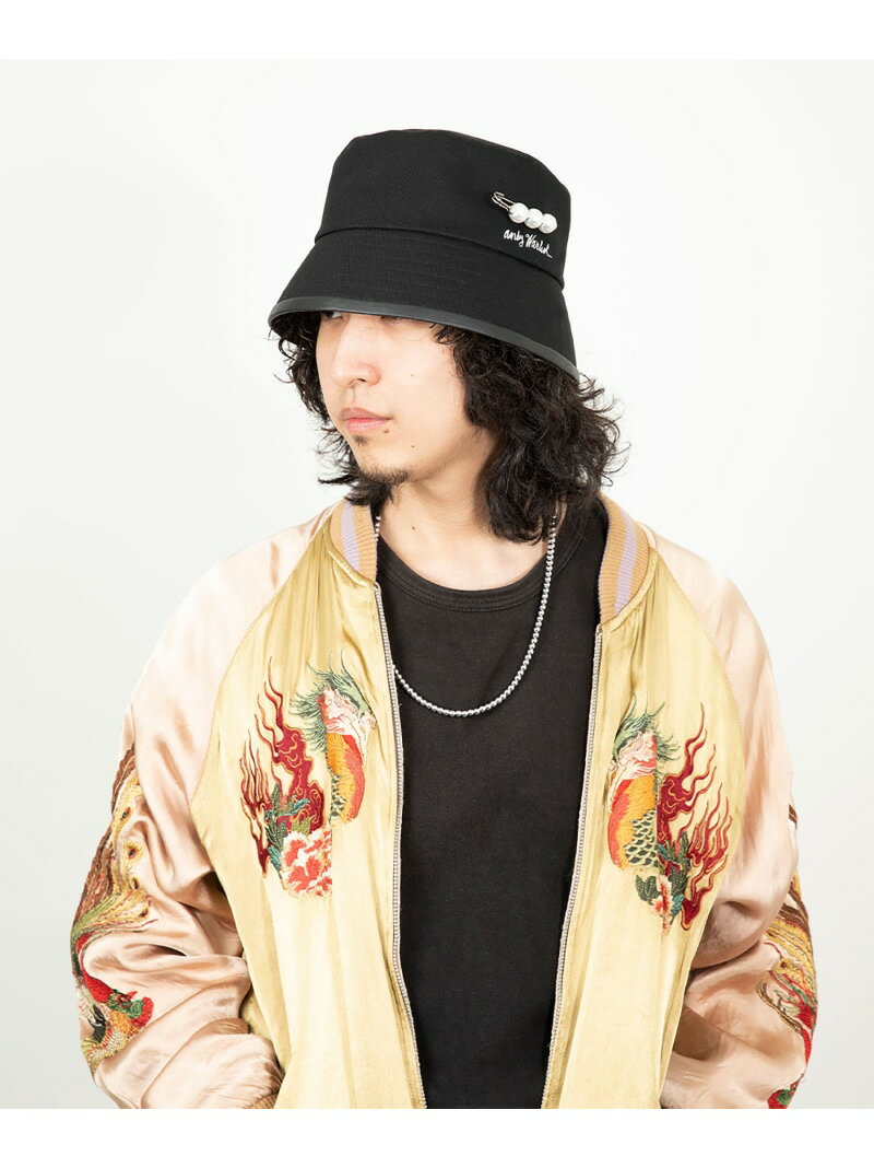 CA4LA JEWELRY ITEMS BUCKET HAT カシラ 帽子 ハット ブラック ベージュ【送料無料】 1