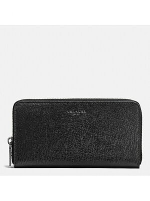 【SALE/60%OFF】COACH OUTLET 【公式】アコーディオン ウォレット クロスグレイン レザー コーチ アウトレット 財布・ポーチ・ケース 財布 ブラック【RBA_E】【送料無料】