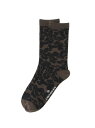 A BATHING APE SOLID CAMO JACQUARD SOCKS ア ベイシング エイプ 靴下・レッグウェア 靴下 ブラック グレー