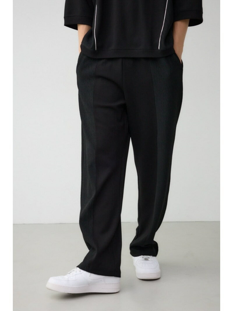 AZUL BY MOUSSY スウィッチングジャージーパンツ アズールバイマウジー パンツ その他のパンツ ブラック【送料無料】