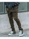 CAMBIO mp13114-Distressed Camouflage Print Sweat Jodhpurs Pants スウェットパンツ カンビオ パン...