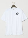 GRAND-BACK 【大きいサイズ】シナコバ/SINA COVA 綿天竺 ワッペン クルーネック半袖Tシャツ 【25SS】 メンズ Tシャツ カットソー カジ...