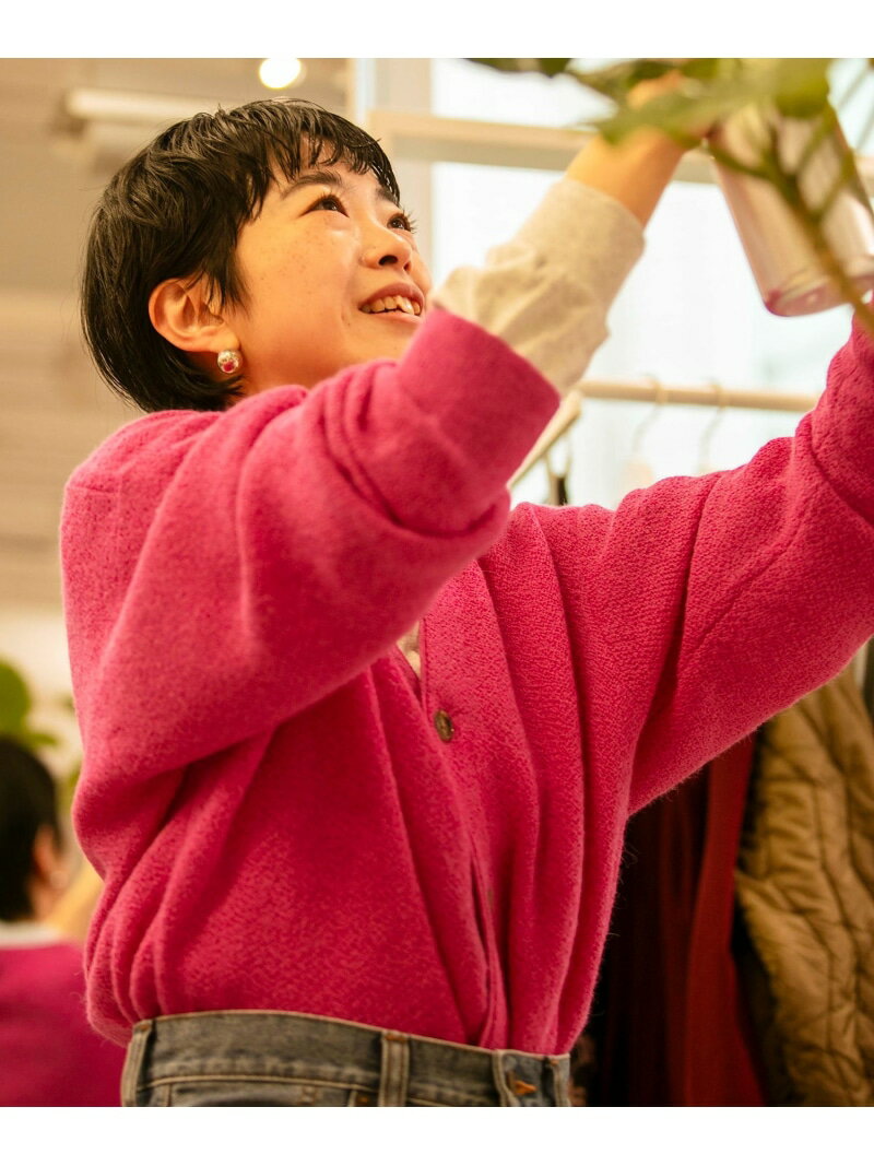 Johnbull Private labo 【DENIM DELIGHT DAYS】アルパカパール編みカーディガン ジョンブルプライベー..