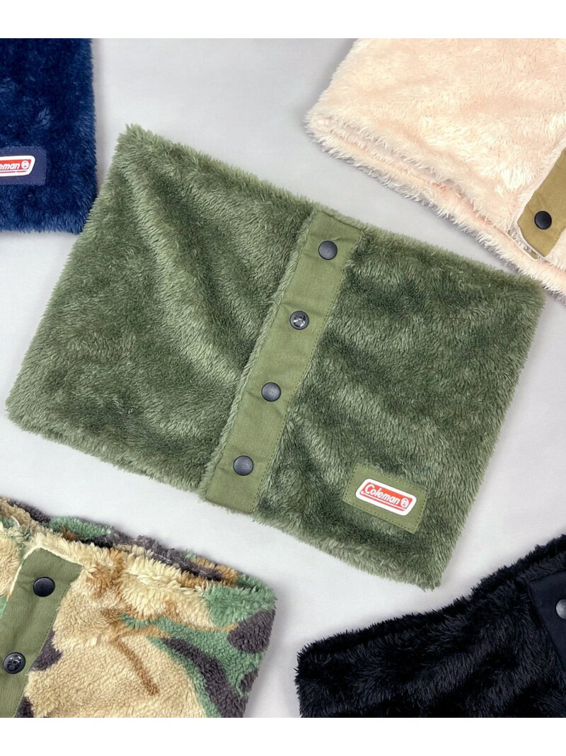 【SALE／5%OFF】Coleman Coleman/(U)ボタン留め ボアネックウォーマー イールド ファッション雑貨 マフ..