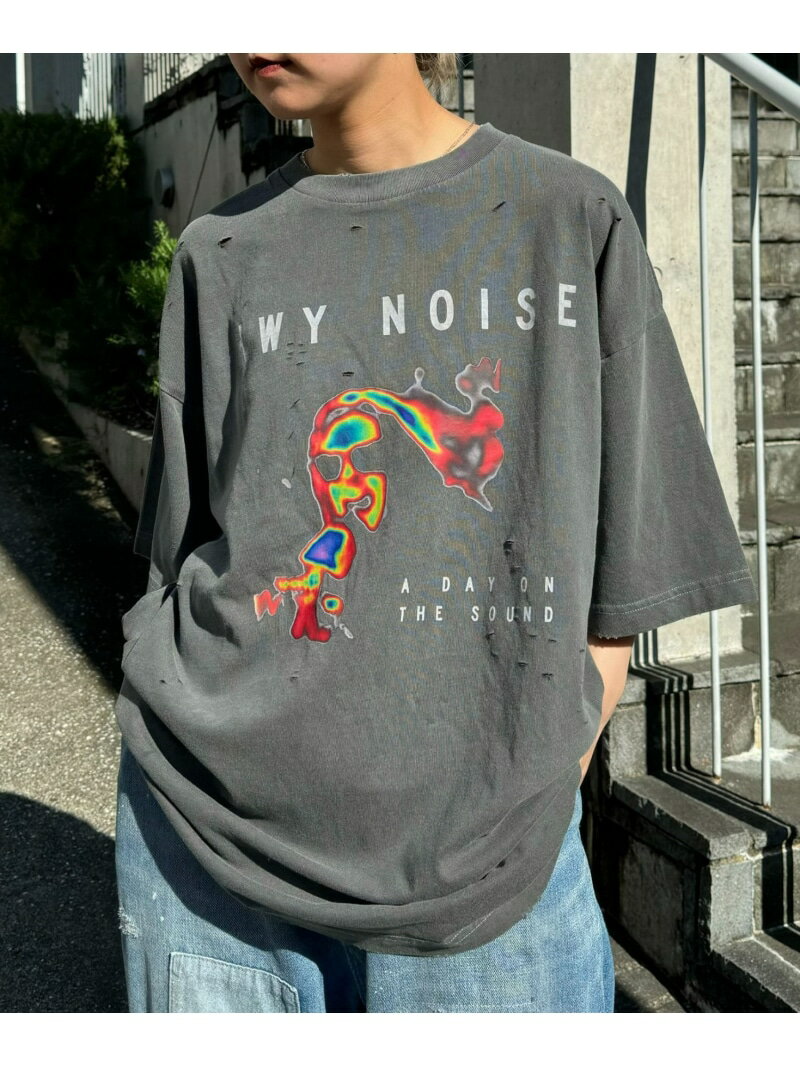 【SALE／10%OFF】CIAOPANIC TYPY ヴィンテージ加工プリント半袖Tee チャオパニックティピー トップス カットソー・Tシャツ グレー【RBA_E】【送料無料】のサムネイル