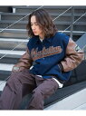 ウィゴー スタジャン メンズ 【SALE／37%OFF】WEGO MEN'S メルトンワッペンスタジャン ウィゴー ジャケット・アウター その他のジャケット・アウター ネイビー ブラウン グリーン ブラック【RBA_E】【送料無料】