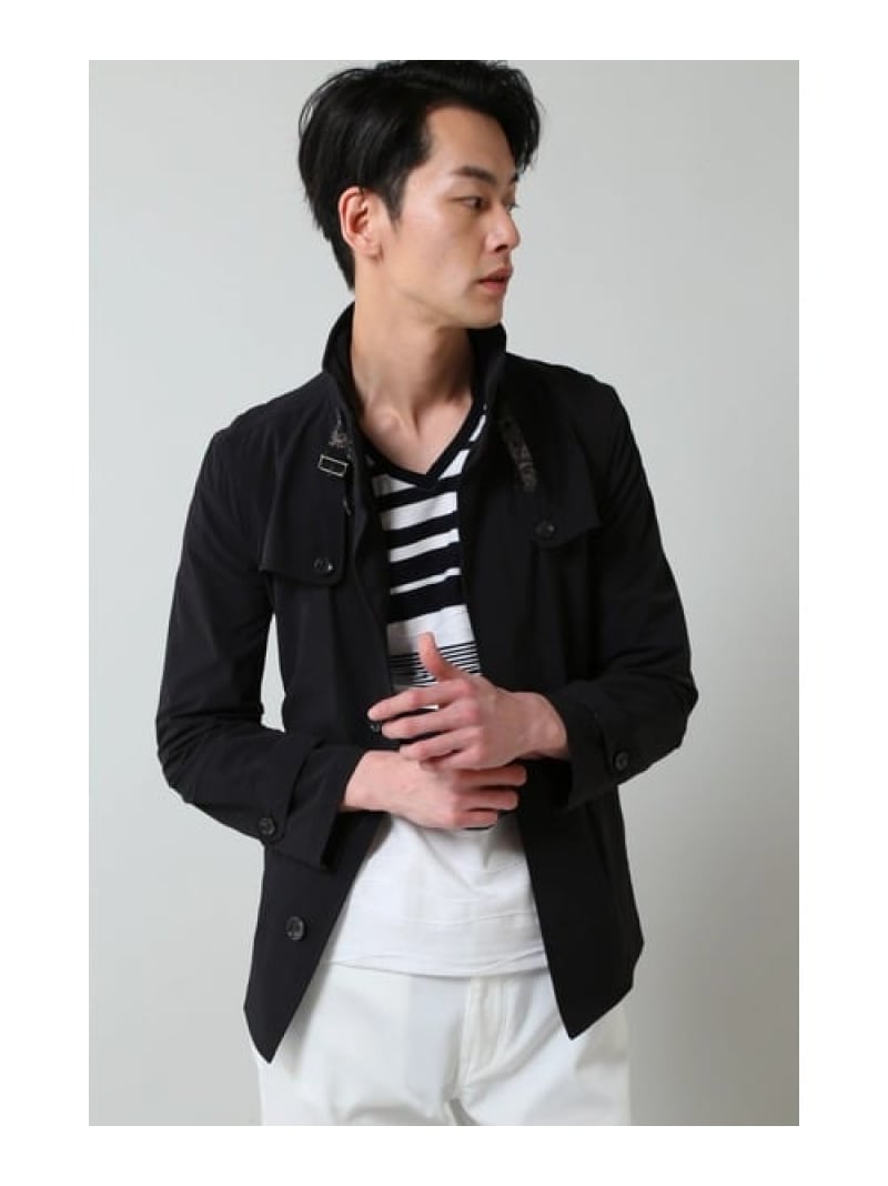 楽天Rakuten Fashion Men【SALE／10％OFF】TORNADO MART Zero by TORNADO MART∴360°ストレッチスタンドジャケット トルネードマート ジャケット・アウター その他のジャケット・アウター ブラック ネイビー【RBA_E】【送料無料】