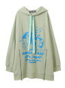 【SALE/50%OFF】Candy Stripper NAUGHTY RAT ZIP HOODIE キャンディストリッパー トップス パーカー・フーディー ブラック グレー グリーン【RBA_E】【送料無料】(4)