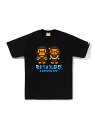 A BATHING APE (M)ABC CAMO BABY MILO WATER MELON SUMMER TEE ア ベイシング エイプ トップス カットソー・Tシャツ ブラック ホワイト【送料無料】