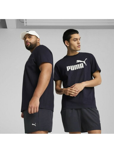 PUMA メンズ ESS NO. 1 ロゴ 半袖 Tシャツ プーマ トップス カットソー・Tシャツ ネイビー PUMA メンズ ESS NO. 1 ロゴ 半袖 Tシャツ プーマ トップス カットソー・Tシャツ ネイビー