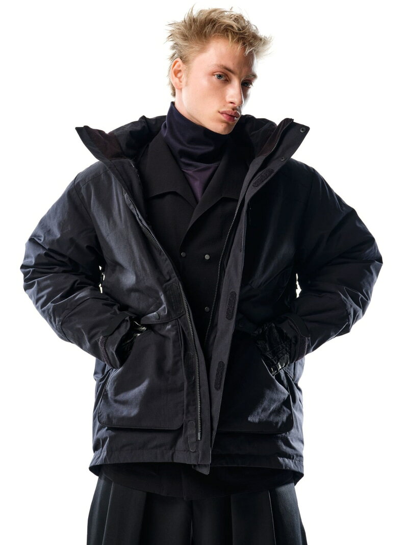 Allied Feather + Down Flameproof Down Coat アライドフェザーアンドダウン ジャケット・アウター ダウンジャケット・ダウンベスト ブラック【送料無料】
