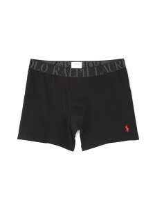 LHP POLO RALPH LAUREN/ポロラルフローレン/Solid Boxer Brief エルエイチピー インナー・ルームウェア その他のインナー・ルームウェア ブラック ネイビー【送料無料】