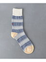 UNITED ARROWS <ROTOTO> HORIZONTAL STRIPE CREW SOCKS/ストライプ クルーソックス ユナイテッドアローズ 靴下・...