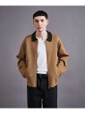 【SALE/30%OFF】monkey time BEAUTY&YOUTH UNITED ARROWS ニット ジップ ジャケット ユナイテッドアローズ アウトレット トップス カーディガン ベージュ ピンク【RBA_E】【送料無料】