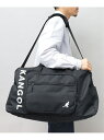 KANGOL 大容量 ポリエステル ボストンバッグ / 旅行バッグ / スポーツバッグ エー.エム.エス. バッグ ボストンバッグ ブラック【送料無料】