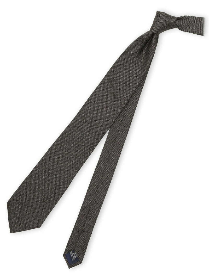 m.f.editorial ファットゥーラ/FATTURA シルク撥水加工 レギュラータイ 8.0cm幅 タカキュー スーツ・フォーマル ネクタイ・蝶ネクタイ グレー【送料無料】(4)