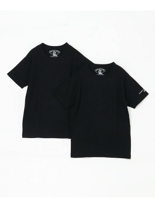 HYSTERIC GLAMOUR HYSTERIC GLAMOUR/(M)HYS LOGO pt SET T-SH ヒステリックグラマー カットソー Tシャツ ブラック ホワイト【送料無料】