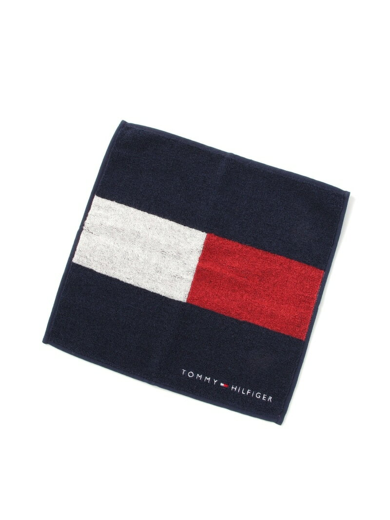 TOMMY HILFIGER TOMMY HILFIGER/(U)タオルハンカチ アウトフィット ファッション雑貨 ハンカチ・ハンドタオル ネイビー