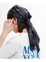 CONVERSE TOKYO CONSTELLATION SILK SCARF コンバーストウキョウ ファッション雑貨 スカーフ・バンダナ ブラック【送料無料】