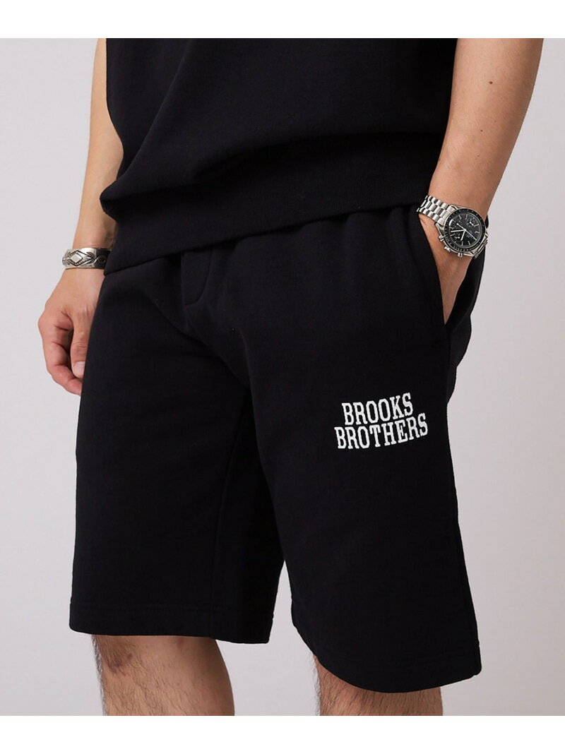 【SALE/20%OFF】BROOKS BROTHERS ◆オンラインストア限定◆LOGO Series コットンジャージー スウェットショーツ ブルックス ブラザーズ パンツ ジャージ・スウェットパンツ ブラック イエロー ピンク グレー【RBA_E】【送料無料】