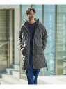 URBAN RESEARCH ITEMS TAION MILITARY HOOD DOWN COAT アーバンリサーチアイテムズ ジャケット・アウター ダウンジャケット・ダウンベスト ブラック グレー カーキグリーン【送料無料】(4)