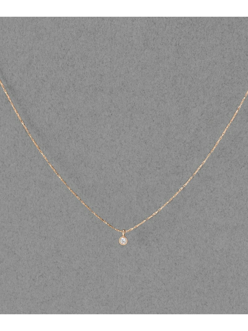 Phoebe 【金属アレルギー対応】シャイニーフチミルネックレス シャンパンゴールド ジュエルアディクト アクセサリー・腕時計 ネックレス ゴールド【先行予約】*