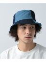 【SALE/43%OFF】BAYFLOW パッチワークデニムハット ベイフロー 帽子 ハット ブラック ブルー【RBA_E】