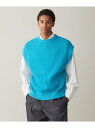 【SALE/40%OFF】UNFILO MENS メッシュ ニットベスト アンフィーロ トップス ベスト・ジレ ネイビー ブルー ブラウン イエロー【RBA_E】【送料無料】