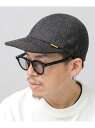 Basiquenti 日本製生地 バナナデニム キャンプキャップ / 平ツバ 6パネルキャップ エー.エム.エス. 帽子 キャップ グリーン【送料無料】
