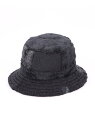 CA4LA PATCHY BUCKET HAT FF 3 カシラ 帽子 ハット ブラック グレー ホワイト【送料無料】