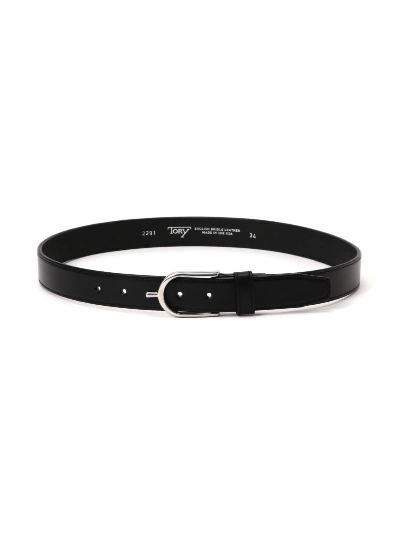 BEAVER TORY LEATHER/トリーレザー Bridle Leather Spur Belt ビーバー ファッション雑貨 ベルト ブラック【送料無料】