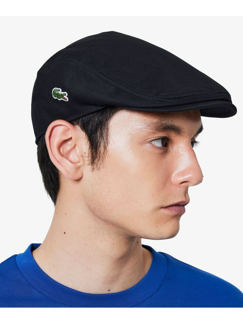 LACOSTE ベーシックコットンハンチングbr ラコステ 帽子 ハンチング・ベレー帽 ネイビー ブラック ベージュ【送料無料】