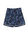 A BATHING APE COLOR CAMO WIDE FIT BASKETBALL SHORTS M ア ベイシング エイプ パンツ その他のパンツ ネイビー パープル レッド【送料無料】