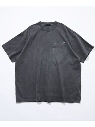 NAUTICA Pigment Dyed Hidden Logo S/S PKT Tee フリークスストア トップス カットソー・Tシャツ グレー ベージュ ブルー ネイビー【先行予約】*【送料無料】