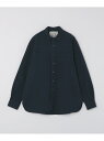 SHIPS MEN IKE BEHAR: レギュラーカラー オーバー シャツ シップス トップス シャツ・ブラウス ネイビー ブラウン【送料無料】(4)