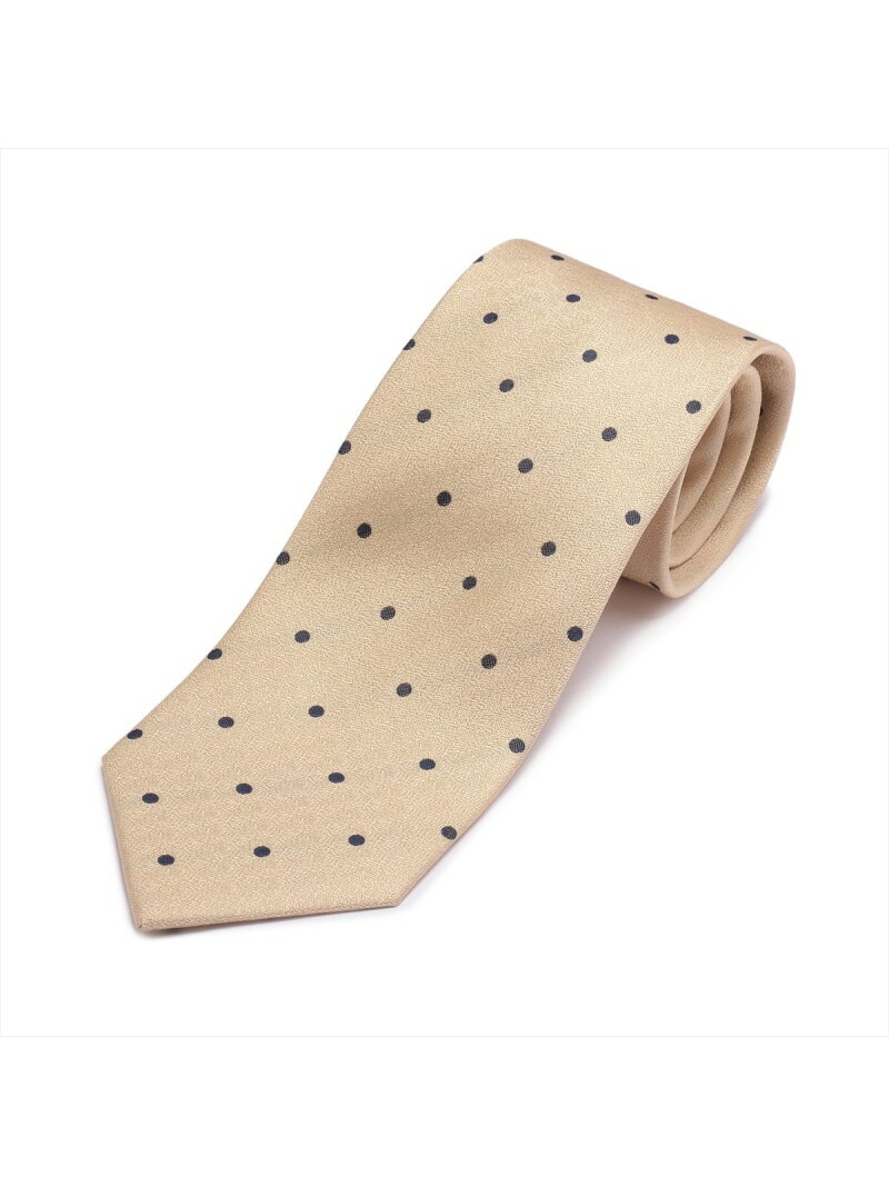 BRICK HOUSE by Tokyo Shirts ネクタイ 絹100% ビジネス フォーマル BM15J200GCAT3SA-58-950 トーキョーシャツ スーツ・フォーマル ネクタイ・蝶ネクタイ ベージュ【送料無料】