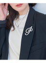 Phoebe ニュアンスメタルブローチ シルバー ジュエルアディクト アクセサリー・腕時計 ブローチ・コサージュ・バッジ シルバー【送料無料】