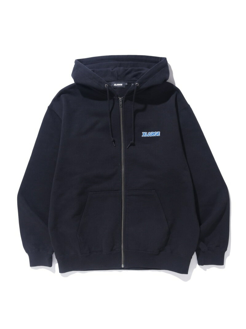 エクストララージ パーカー メンズ XLARGE STANDARD LOGO ZIP HOODED SWEATSHIRT パーカー XLARGE エクストララージ トップス スウェット・トレーナー ブラック グリーン グレー ネイビー【送料無料】