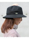 LACOSTE LACOSTE/ラコステ 鹿の子ロゴバケットハット L1311 UVケア 日除け カセットチャート 帽子 ハット ブラック ネイビー ホワイト【先行予約】*【送料無料】