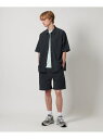 California General Store <CGS.> リサイクルナイロン アクティブ キャンプカラー シャツ ビューティー&ユース ユナイテッドアローズ トップス シャツ・ブラウス グレー ネイビー【送料無料】(4)