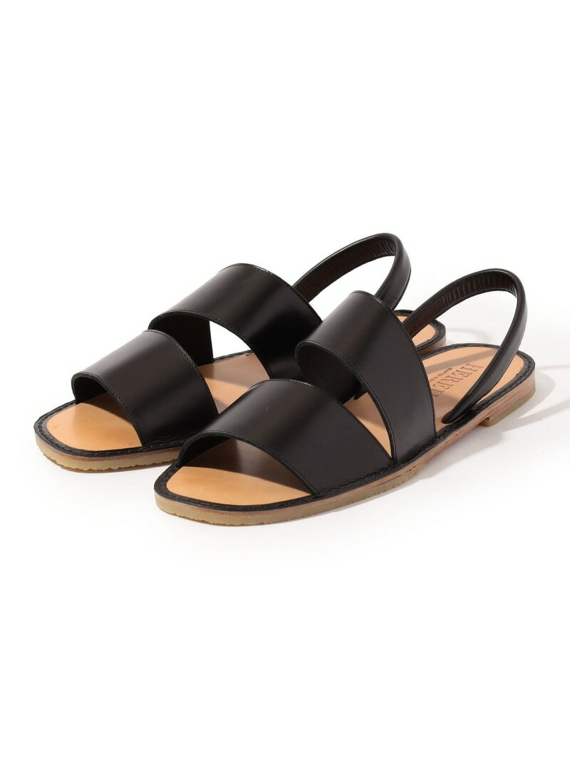 TOMORROWLAND GOODS HEREU レザーサンダル トゥモローランド シューズ・靴 その他のシューズ・靴 ホワイト ブラック ブラウン【送料無料】