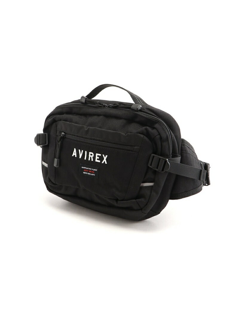 AVIREX 【AVIREX】ストリートボディバッグ AX2043 ロワード バッグ ボディバッグ・ウエストポーチ ブラック イエロー【送料無料】