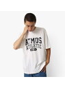 atmos atmos Vintage College Logo T-shirts WHITE 23FA-I アトモスピンク トップス ノースリーブ・タンクトップ ホワイト【送料無料】