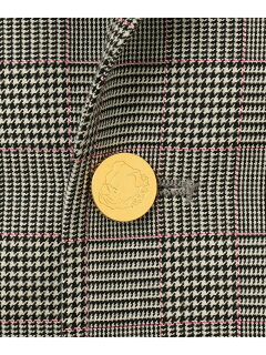 J. Press A.W.C. Glen Plaid Sack Blazer BZOVKM0005: Black J. Press A.W.C. Glen Plaid Sack Blazer BZOVKM0005: Black