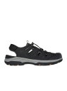 SKECHERS リラックスドフィット: トレスメン - メナード スケッチャーズ シューズ・靴 サンダル ブラック【送料無料】
